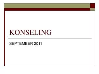 konseling
