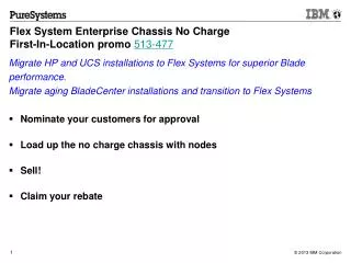 Flex System Enterprise Chassis No Charge First-In-Location promo 513-477