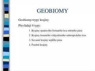 geobiomy