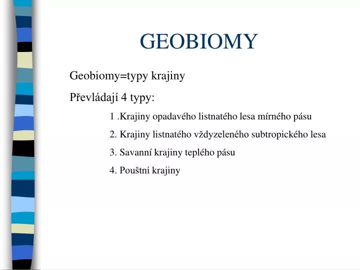 geobiomy