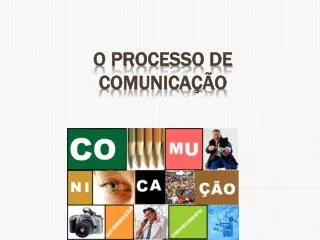 o processo de comunica o