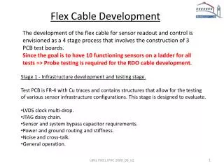 Flex Cable Development