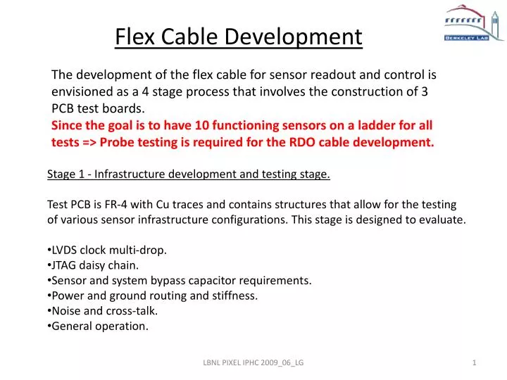 flex cable development