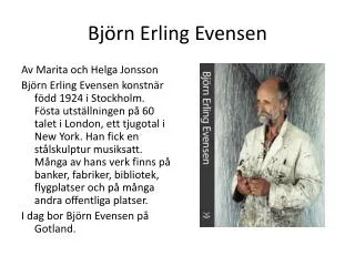 bj rn erling evensen