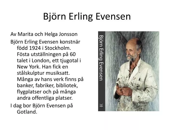 bj rn erling evensen