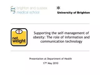Supporting the self-management of obesity: The role of information and communication technology