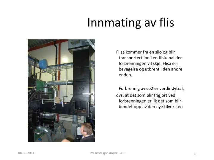 innmating av flis