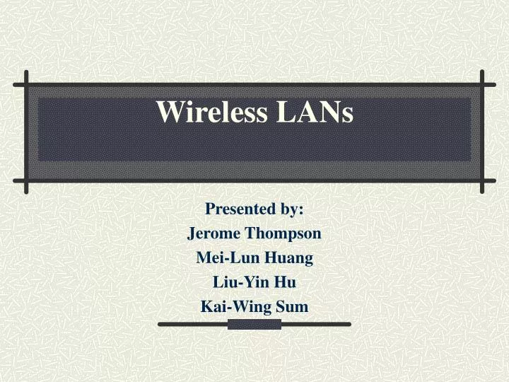 wireless lans