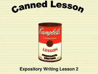 Expository Writing Lesson 2