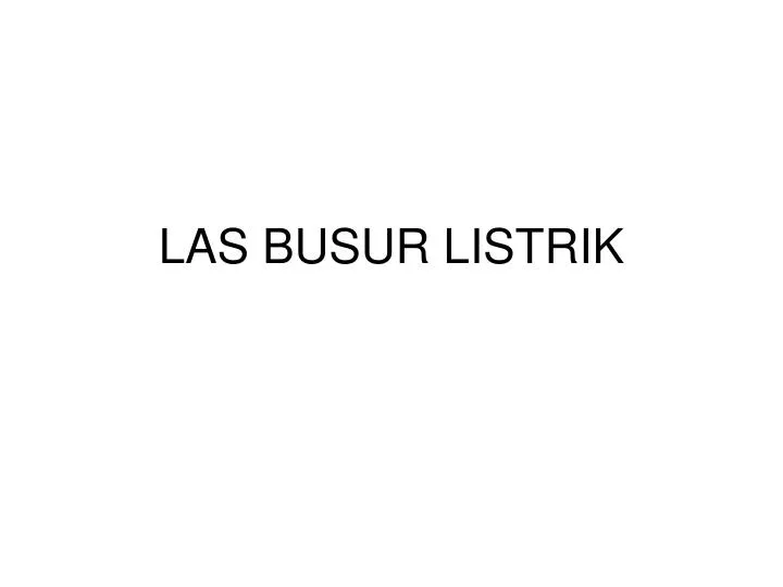 las busur listrik