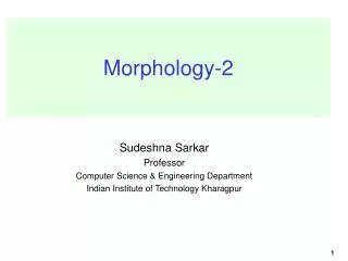 Morphology-2