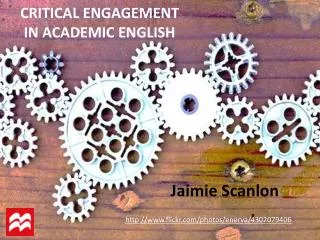 CRITICAL ENGAGEMENT IN ACADEMIC ENGLISH