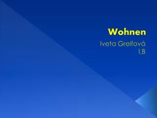 wohnen