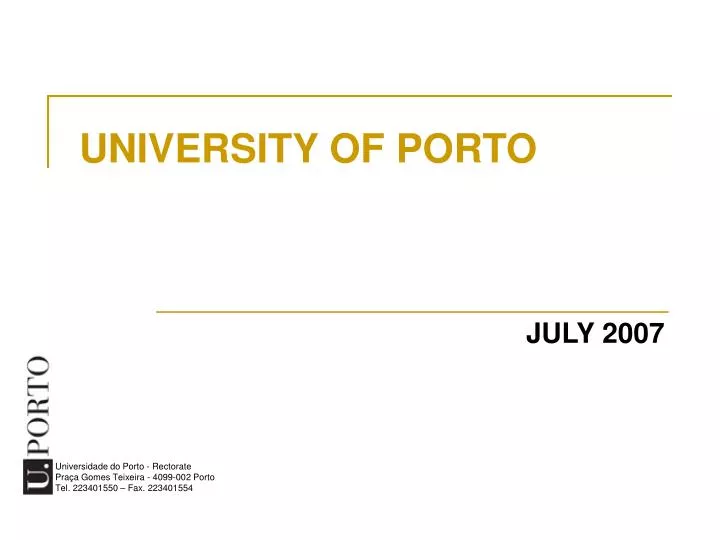 university of porto