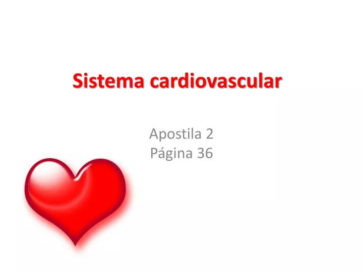 sistema cardiovascular