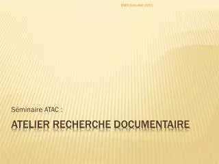 s minaire atac