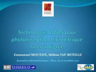 technologie cmos pour photor ception t l m trique laser int gr e