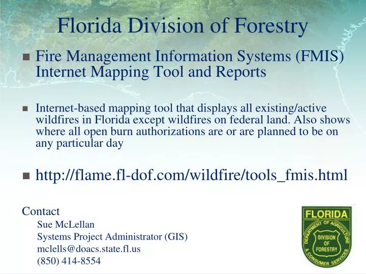 florida division of forestry