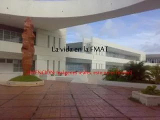 la vida en la fmat