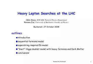 Heavy Lepton Searches at the LHC