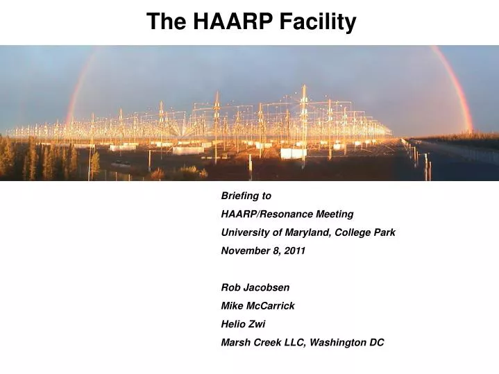 the haarp facility