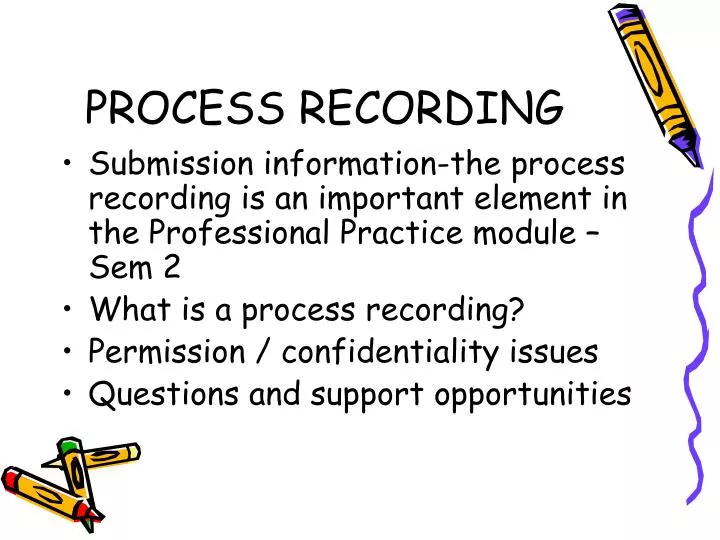 process recording