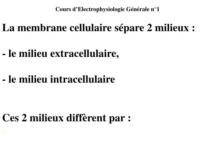 cours d electrophysiologie g n rale n 1