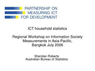 Sheridan Roberts Australian Bureau of Statistics