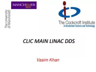 CLIC MAIN LINAC DDS