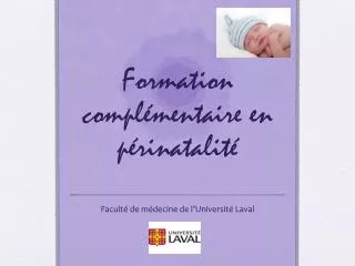 formation compl mentaire en p rinatalit