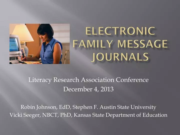 electronic family message journals