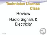 Technician License Class - slide 1