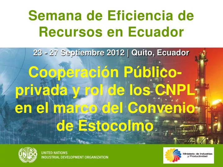 semana de eficiencia de recursos en ecuador