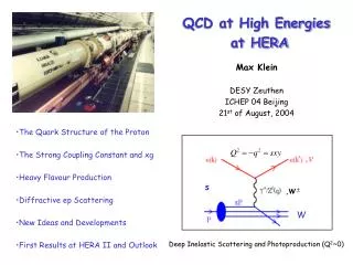 QCD at High Energies at HERA