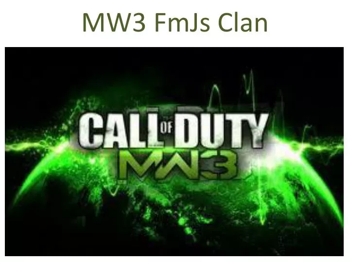 mw3 fmjs clan