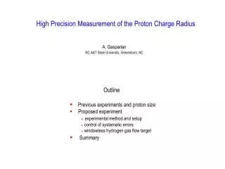 High Precision Measurement of the Proton Charge Radius