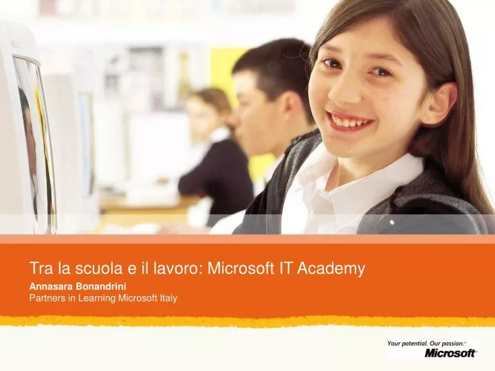 tra la scuola e il lavoro microsoft it academy