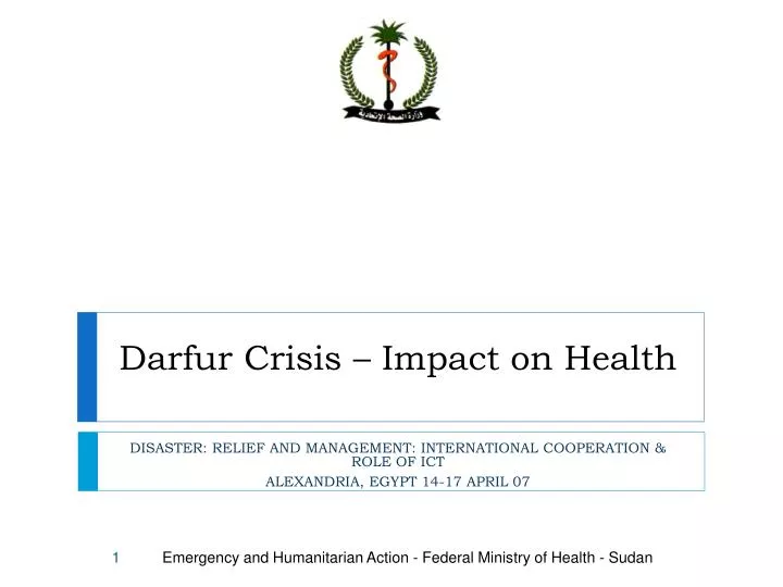 darfur crisis impact on health