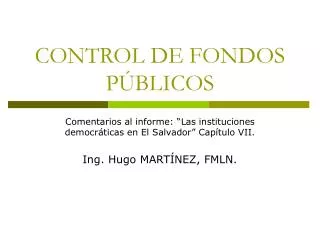 control de fondos p blicos