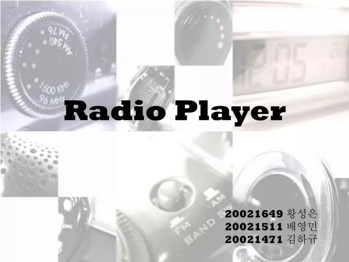 radio player