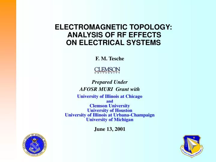 electromagnetic topology analysis of rf effects on electrical systems