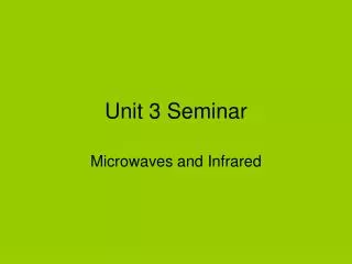 Unit 3 Seminar