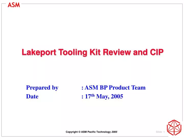 lakeport tooling kit review and cip