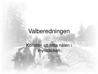 valberedningen