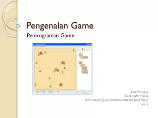 pengenalan game