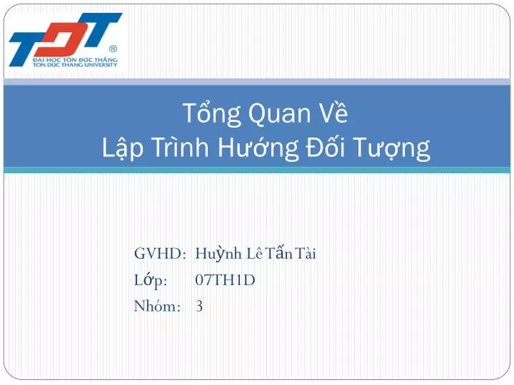 t ng quan v l p tr nh h ng i t ng