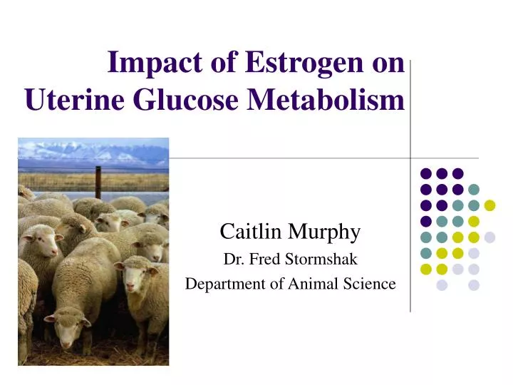 impact of estrogen on uterine glucose metabolism