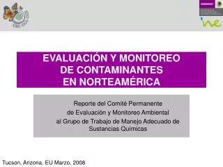 evaluaci n y monitoreo de contaminantes en norteam rica