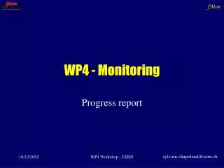 WP4 - Monitoring
