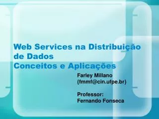 web services na distribui o de dados conceitos e aplica es